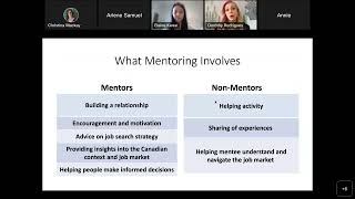 Facilitators and Barriers to Mentoring Newcomers to Canada
