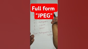 JPEG Full Form | Only Full Form of JPEG #shorts