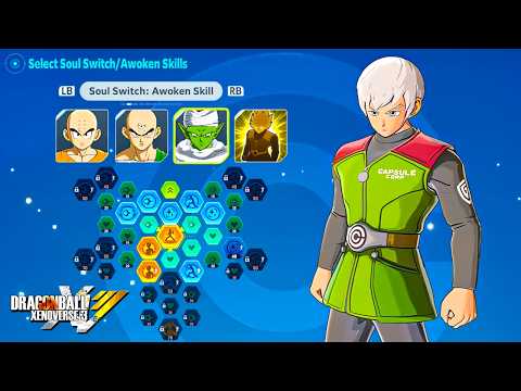 DRAGON BALL XENOVERSE 3 - New CAC Customization Skill Tree & Gameplay (4K 60FPS)