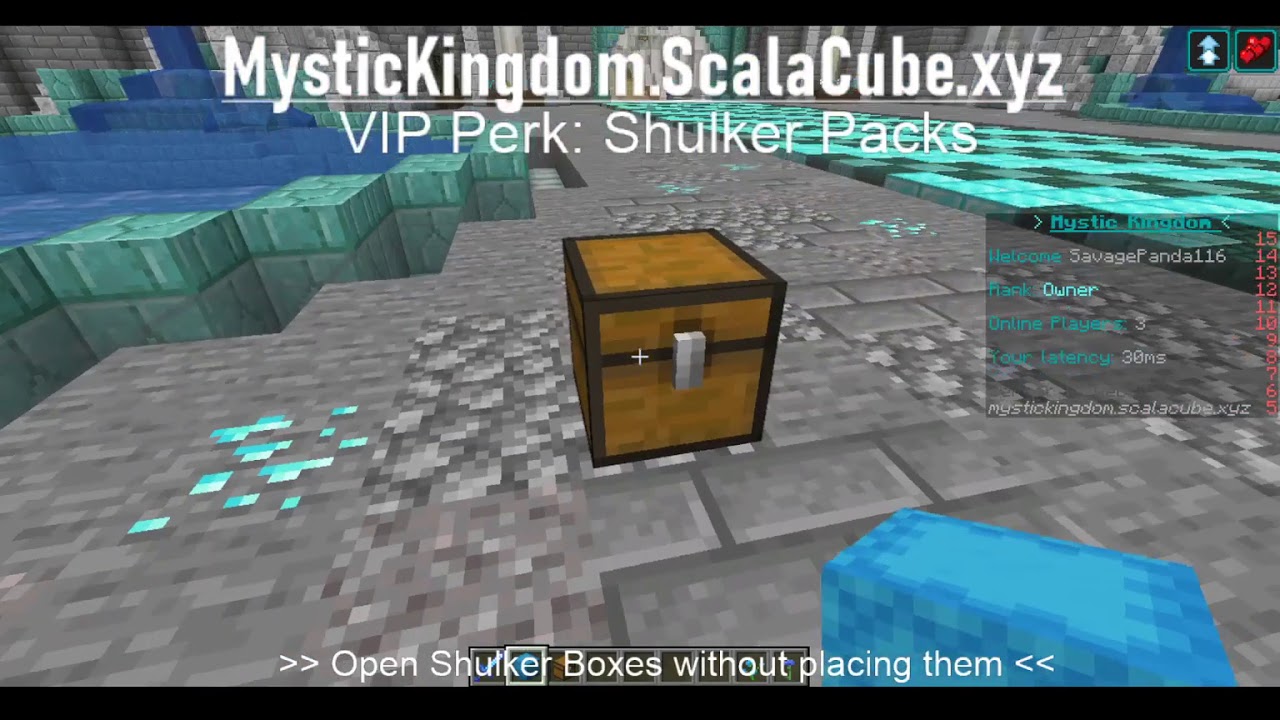 Mystic Kingdom MC - Shulker Packs Demo - YouTube