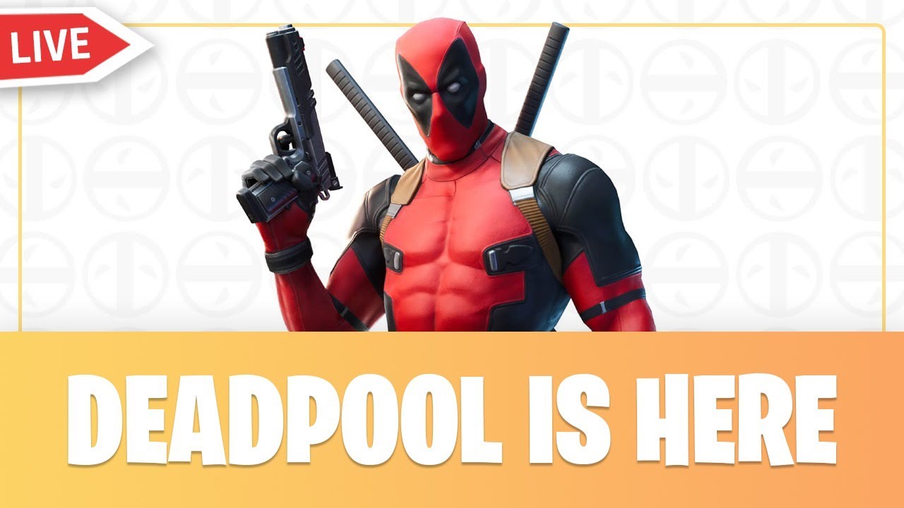 🔴 *NEW* Deadpool Skin, Glider, Pickaxe and Emotes on Fortnite Type