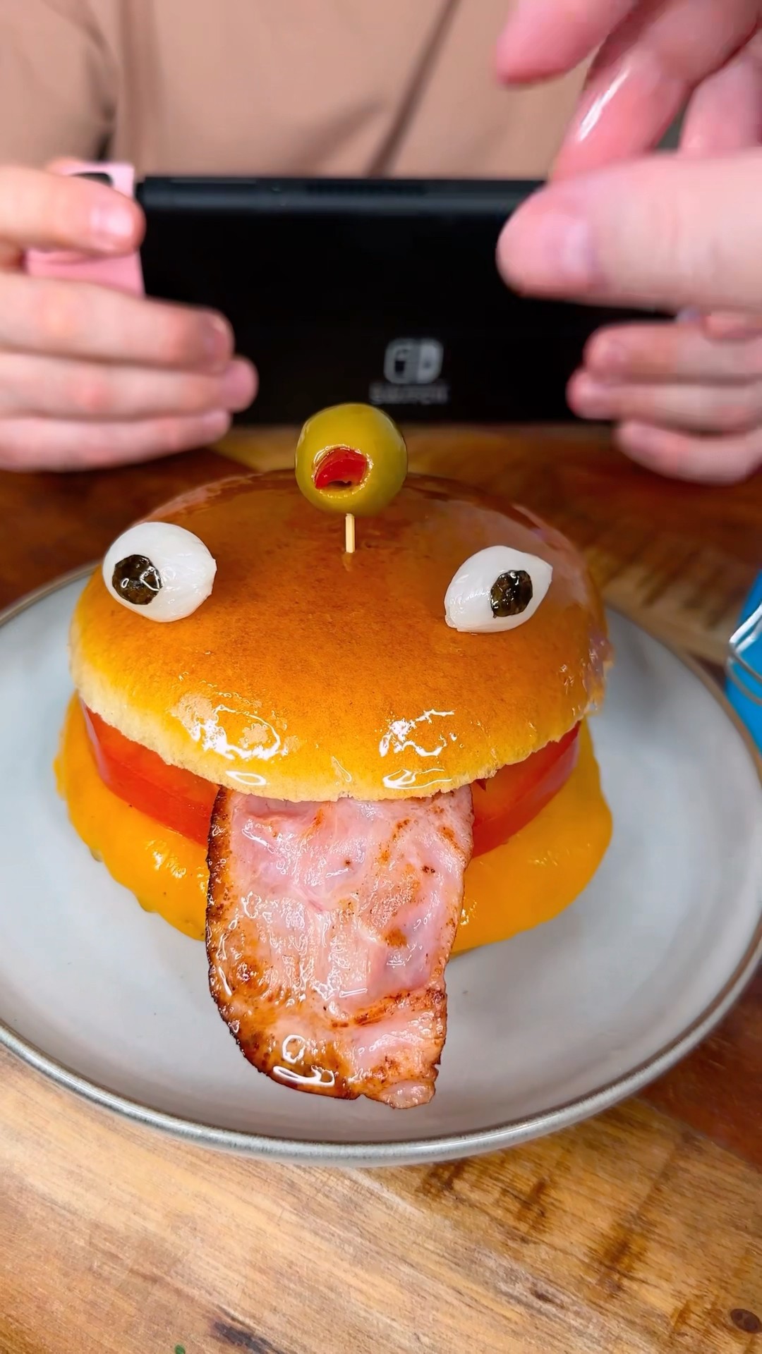 How to make the best healing BURGER and big BLUE SHIELD for your teammate?❤️??| CHEFKOUDY