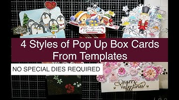 POP UP BOX CARDS Made Without Special Dies