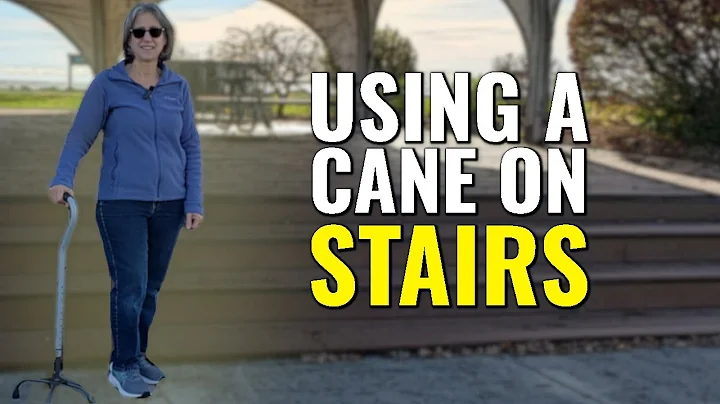 How to Use a Large Base Quad Cane on Stairs | Tips from a Physical Therapist