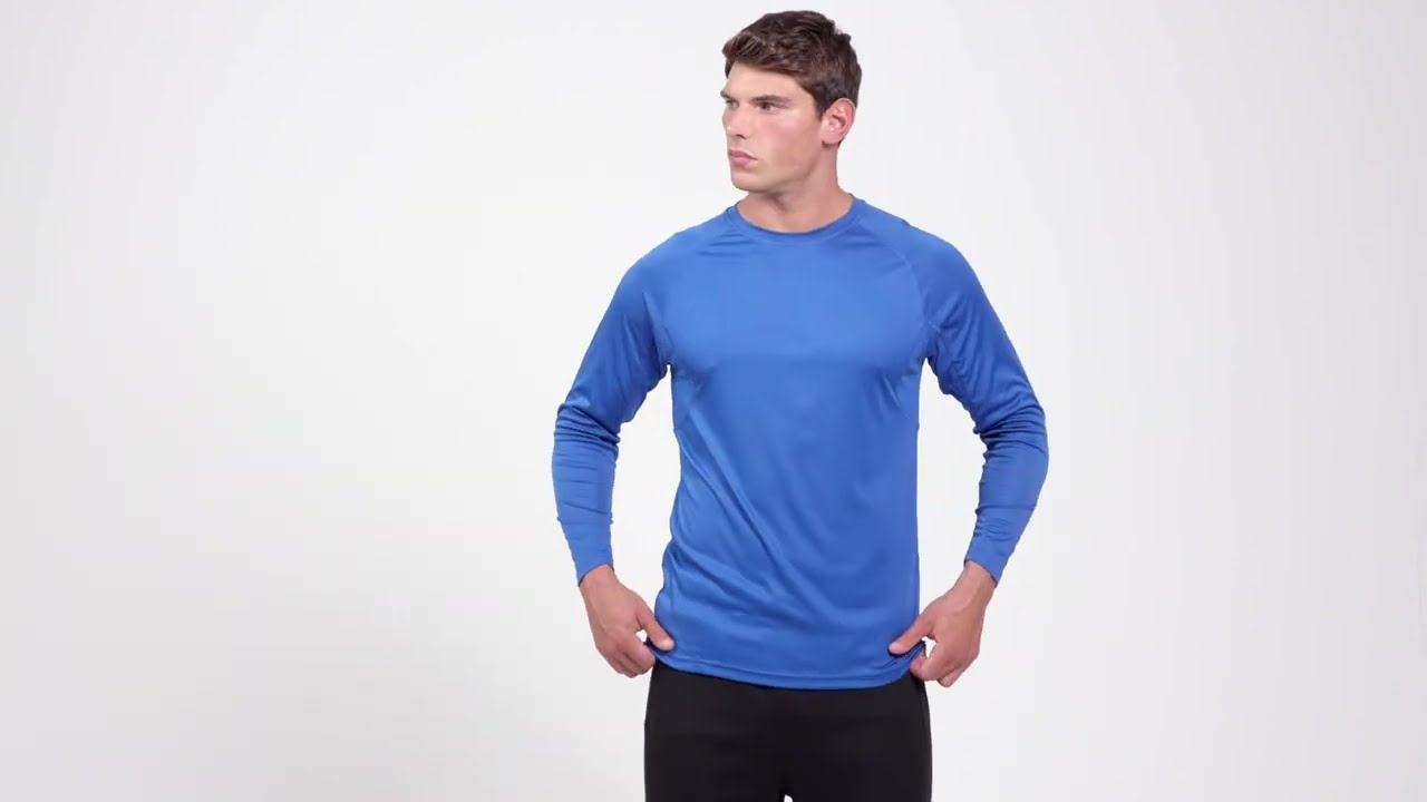 TriDri Unisex Panelled Long Sleeve Tech T Shirt TD050