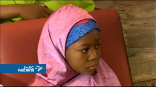 Nigeria President Buhari meets 106 girls, 1 boy released by Boko Haram