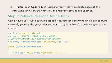 Ensuring Safe Updates to Azure IoT Device Twins Without Adding New Properties
