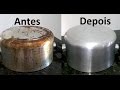 Como limpar panela manchada de gordura queimada