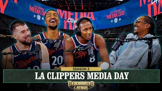 Celebrity Kris Dunn, John Collins, Ivica Zubac at LA Clippers Media Day | The Underground Lounge Wealth