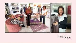 Belle By Kim Gravel Faux Leather Ponte Back Gaucho Pant On Qvc