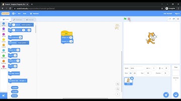Scratch Programming Flag event