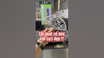 Cắt quạt trang trí hoa văn bằng máy cắt tấm laser cnc #catlasercnc #cncfiberlasercuttingmachine