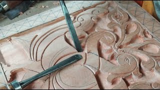Wood carving tutorial type projects - carving live