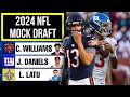 2024 nfl mock draft  giants get a new franchise qb and more