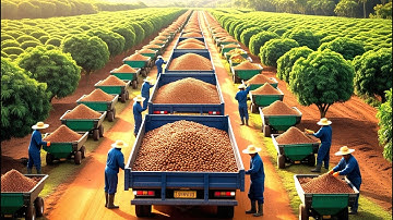 How US Farmers Harvest 45 Million Pounds of Macadamia Nuts | Agriculture Documentary