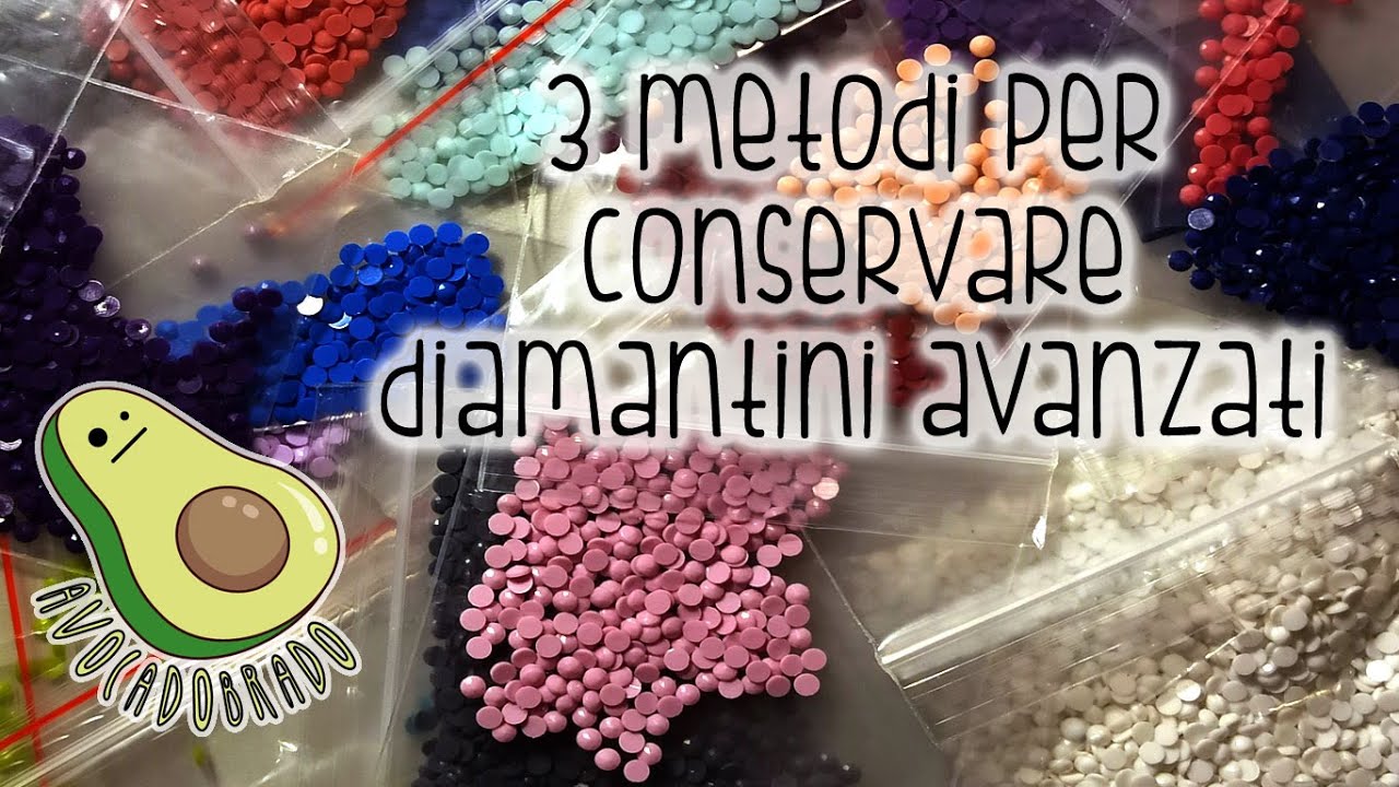 3 metodi per conservare diamantini dp