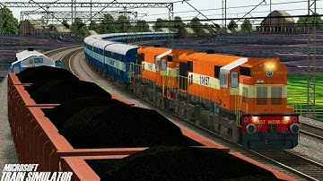 Mumbai LTT - Visakhapatnam Express || Pune WDM3D || MSTS Open Rails Journey Part 1