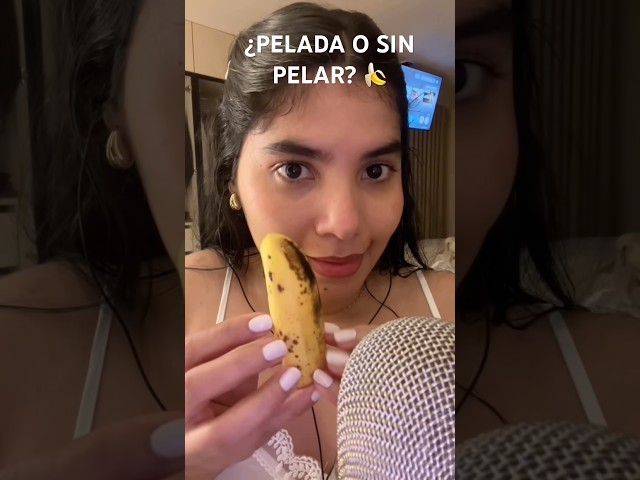 Banana ASMR: Tingles instantáneos 🤤 #relax #dormir #triggersforsleep #tingles #asmrtriggers #asmr