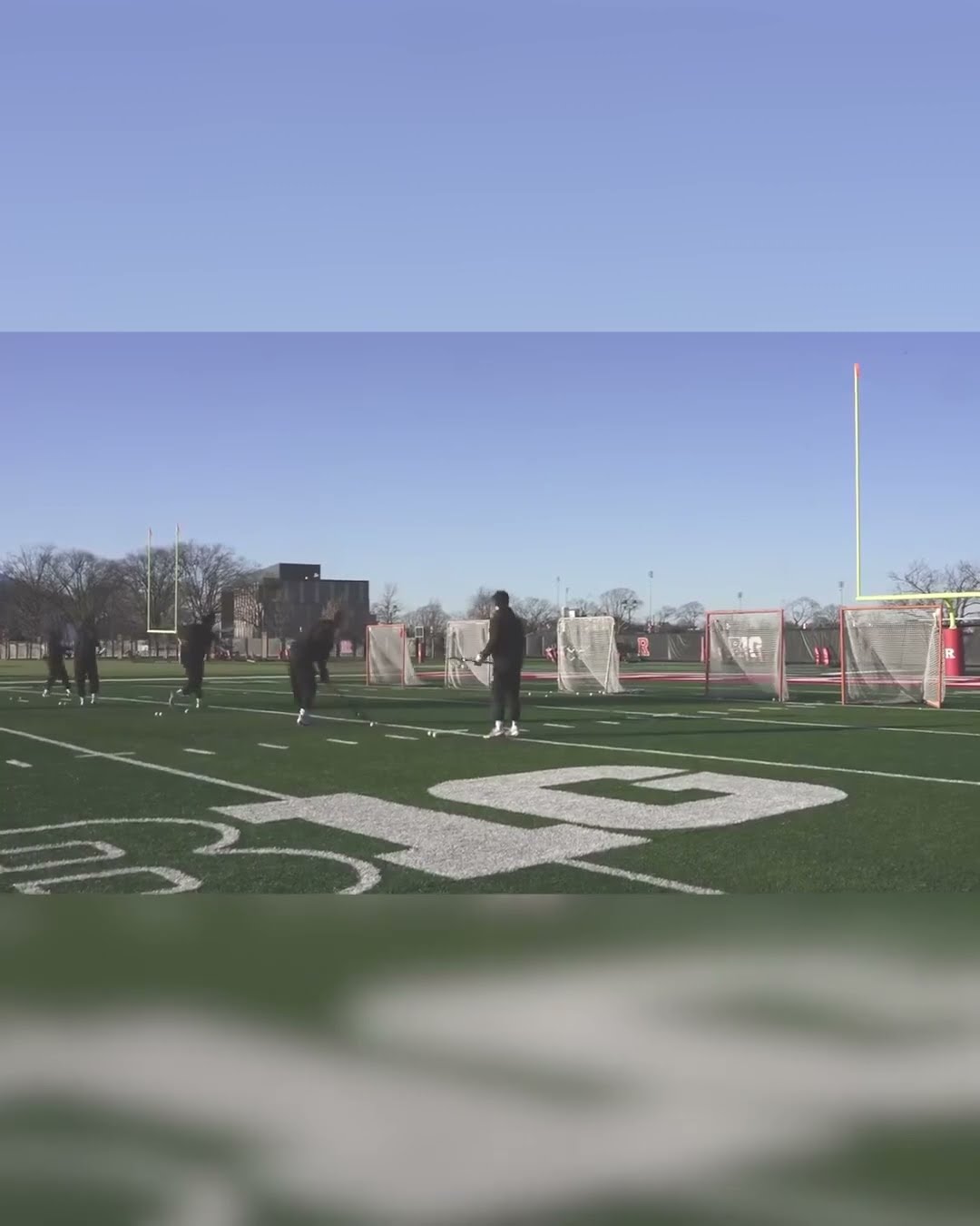 The Rutgers men’s lacrosse team remade the NBA jingle hoops commercial ?? (via @rutgersmlax/IG)