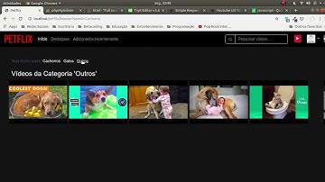 Petflix - 17  Criando filtro na lista de vídeos com Laravel