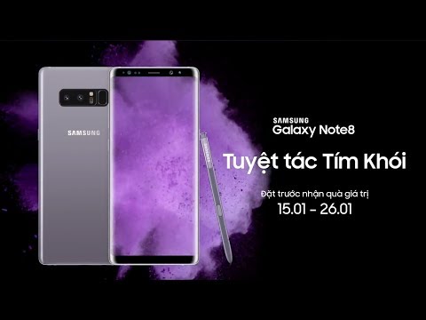 Video Galaxy Note8 | Tuyệt tác Tím Khói đến Việt Nam - youtube