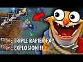 TRIPLE RAPIERS PA?? Explosion!!! | Techies Official
