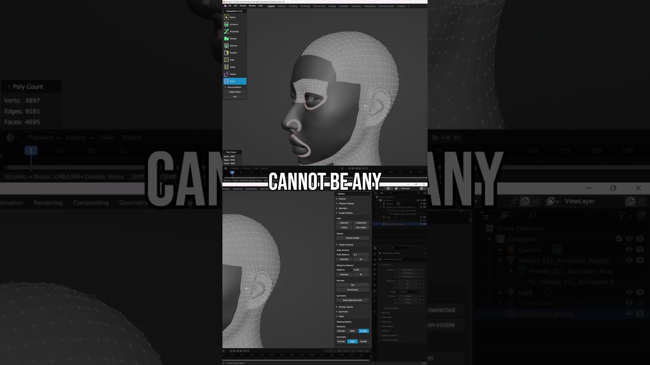 The most important thing of sculpting face with ZBrush. 