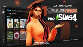 Jak stahnout organizator modu CurseForge pro The Sims 4