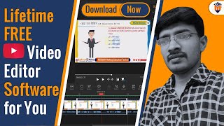 Lifetime FREE Video Editing Software for New YouTuber | How to Edit an Educational Video on Laptop screenshot 4