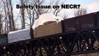 Safety Issue on the NECR? Flapping Plastic Wrap! (April, 2021!!!???)