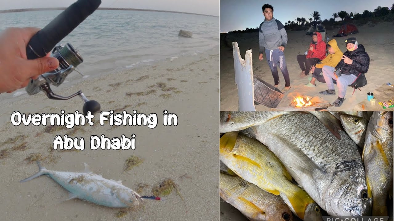 Abu Dhabi Fishing Spot for Overnight Fishing! YouTube