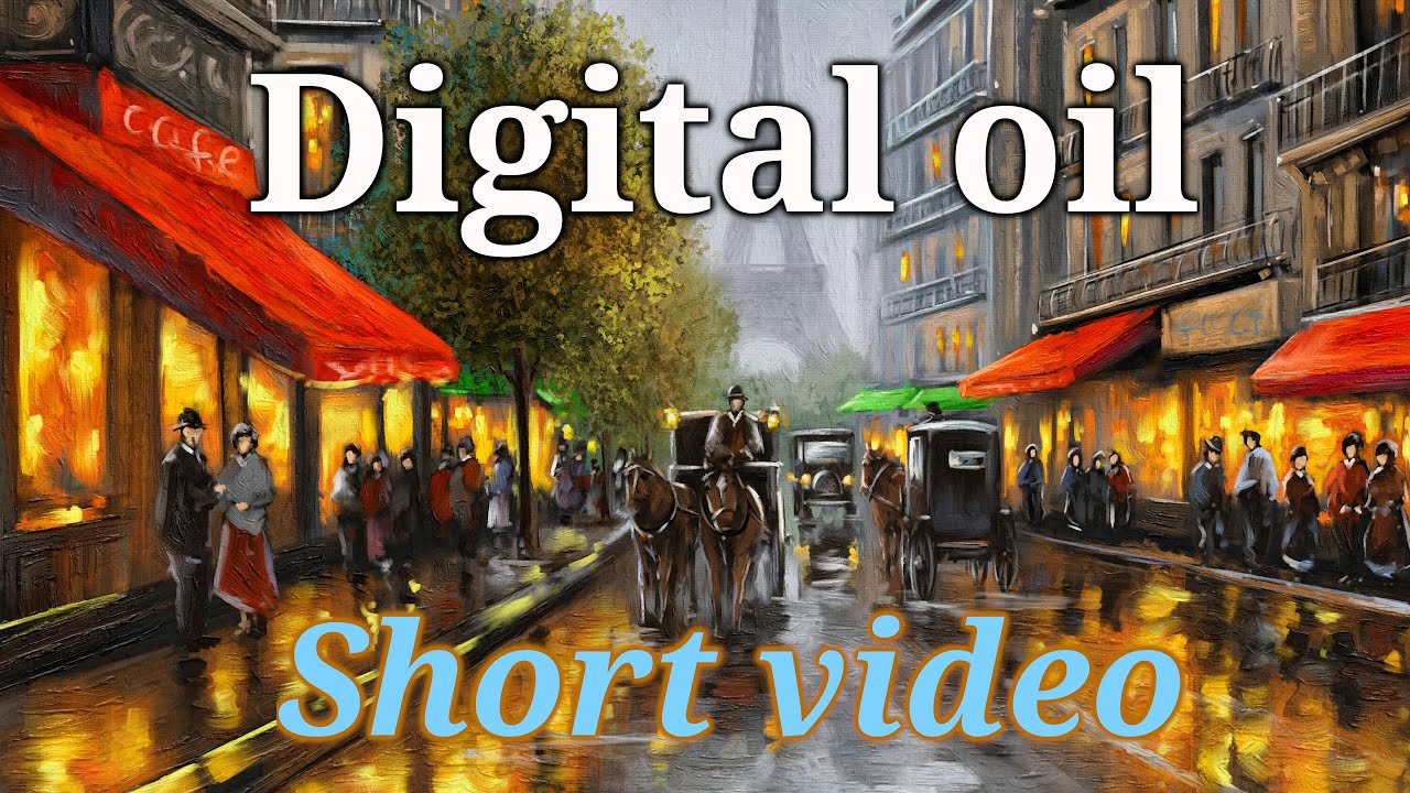 Krita painting digital oil.