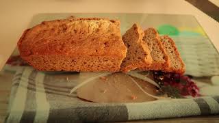 Glutensiz Çiğ Kara Buğday Ekmekği Tarifi | Gluten-Free Buckwheat Bread Recipe