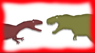 Dinosaur Pivot Battles | Tyrannosaurus vs Allosaurus | DinoMania