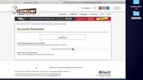 Codechef snackdown problem