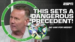 Craig Burley takes issue with Lionel Messi AVOIDING RED CARD against Algeria 👀 | ESPN FC