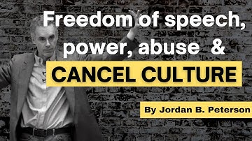 Jordan Peterson talks CANCEL CULTURE, POWER and FREEDOM OF SPEECH.