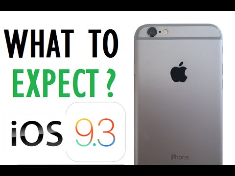 What to expect in iOS 9.3