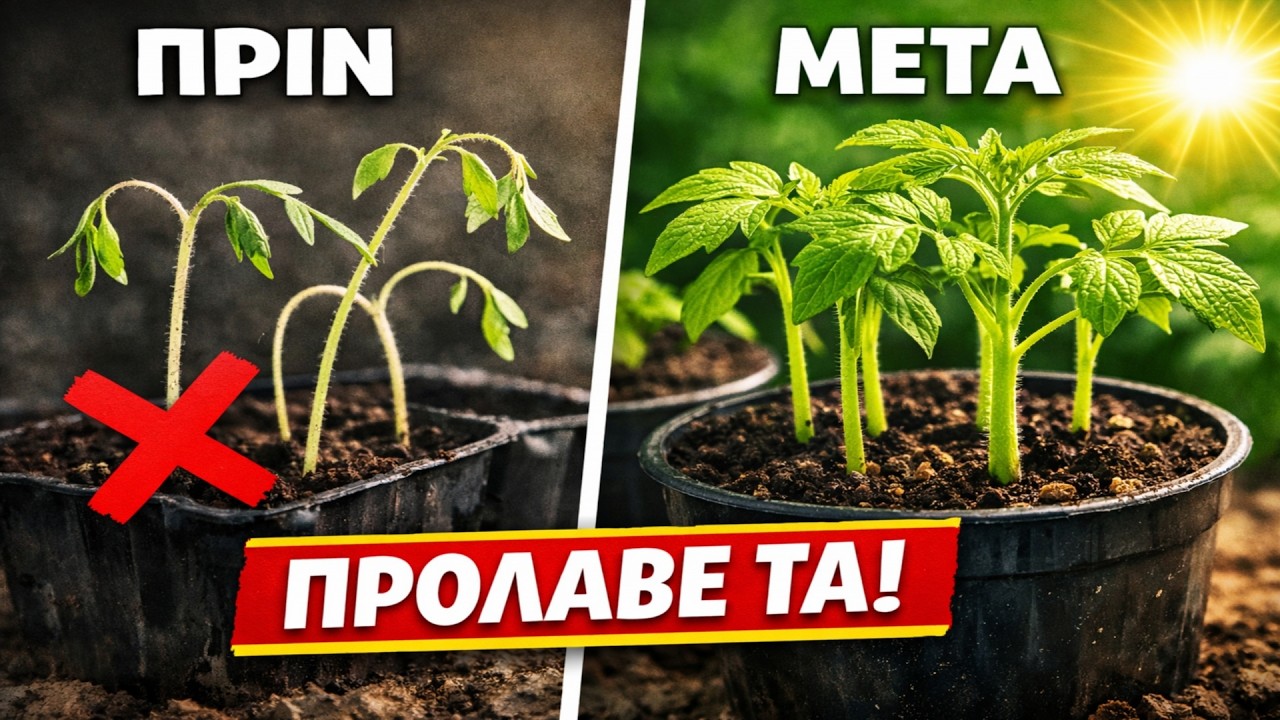 Κάντε ΑΥΤΟ το πρώτο 24ωρο μόλις φυτρώσουν οι ντομάτες, αλλιώς θα πάνε όλα χαμένα!