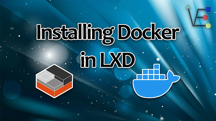 Installing Docker in LXD