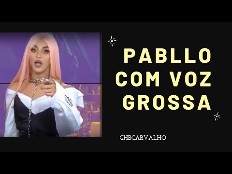 Pabllo Vittar cantando 'O Barraco Desabou' com voz grossa