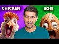 Chicken or egg what came first  are eggs veg or non veg  dhruv rathee