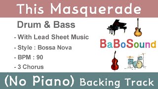 Video thumbnail of "This Masquerade / Backing Track For Piano & Guitar"