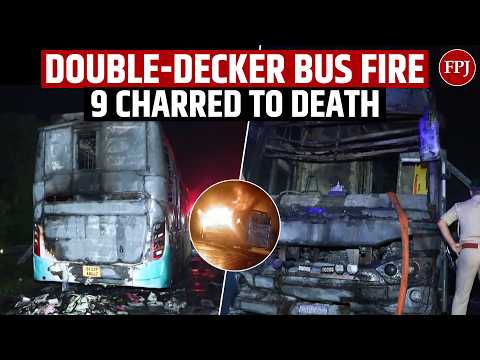 Yamuna Expressway Horror: 9 Charred To Death After Double-Decker Bus Catches Fire On Noida Highway