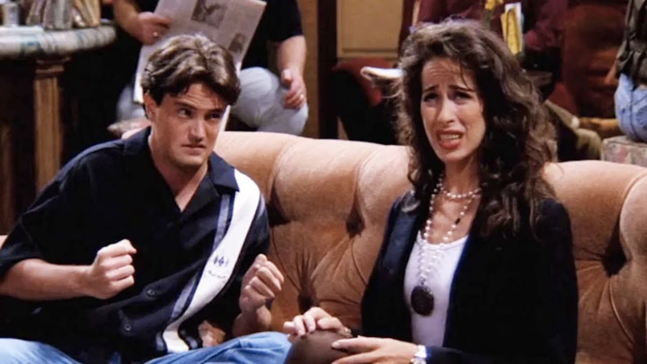 Friends - Chandler breaks up with Janice again! - YouTube