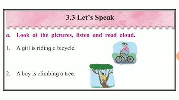 Std 2nd Subject - English Balbharti Unit 3, Lesson 3.3 - Let