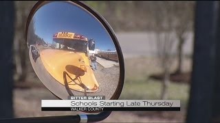 School delays coming in Walker County as cold weather looms