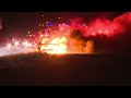 Car fire causes traffic delay on Highway 90 near Hunt Lane