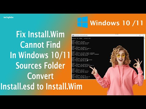 Fix! How to Get Install.wim From Windows 10 Installation File if Missing in Windows 10118.18? ISO