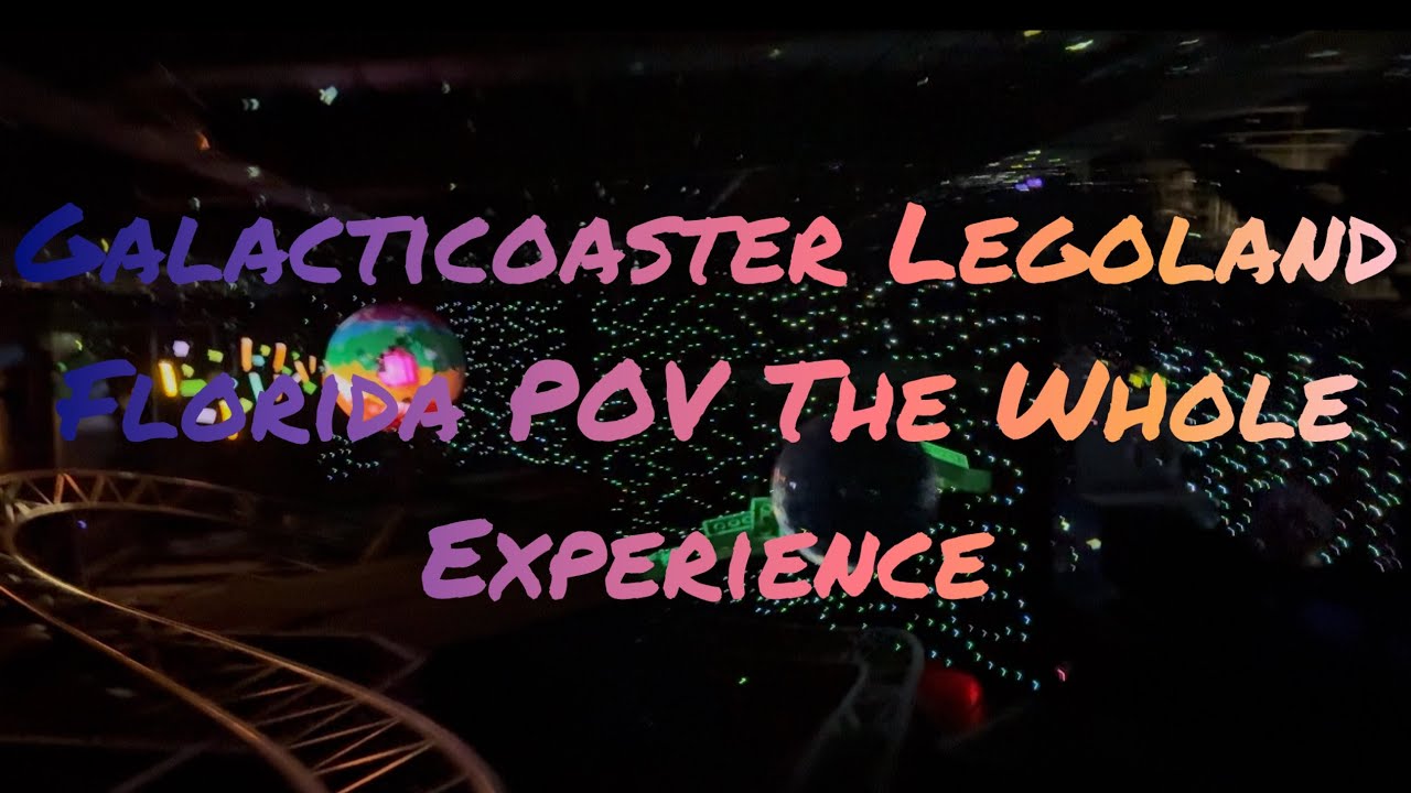 Галактические американские горки | Леголенд Флорида | Вид от первого лица | Весь опыт | Американс...